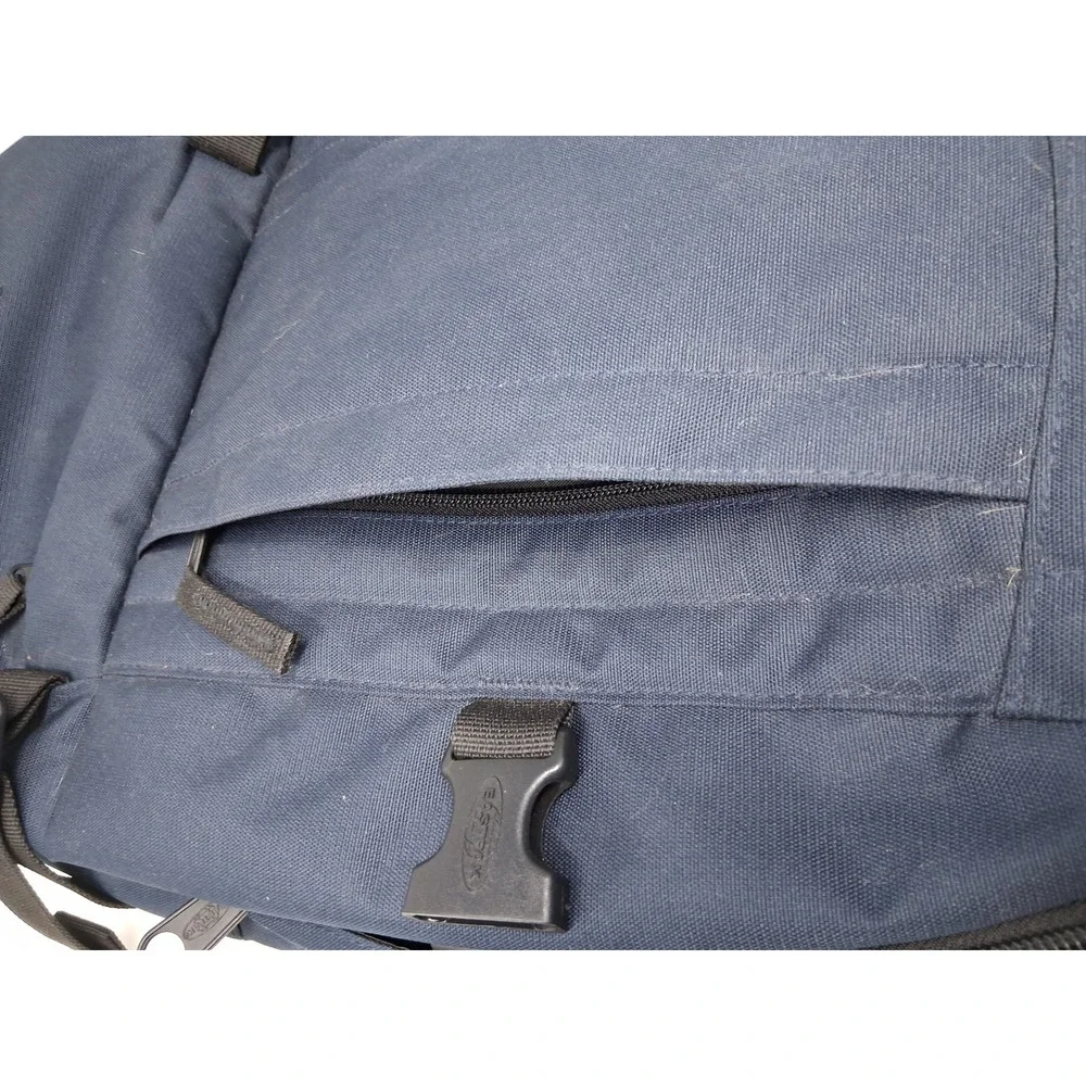 Eastpak Navy Blue Slim Compression Strap Backpack Built to Resist NWT